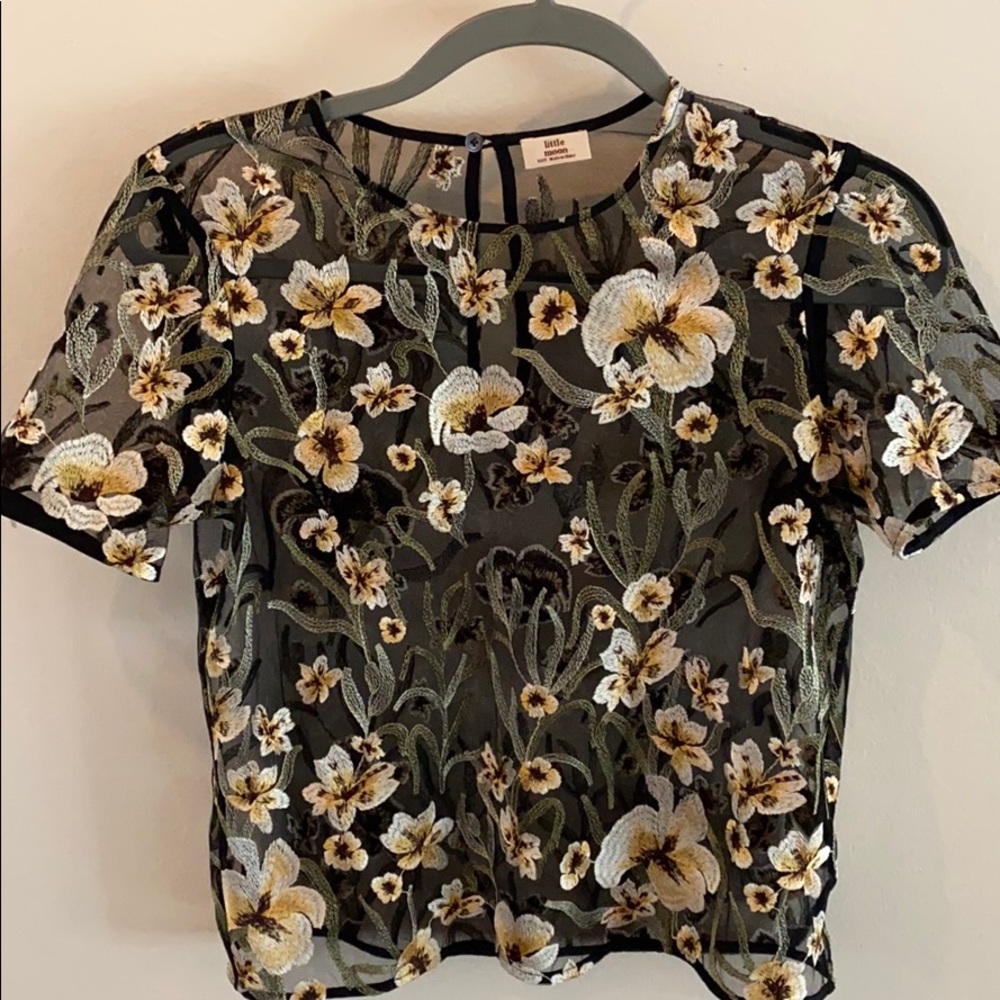 Little Moon sheer blouse